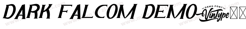 DARK FALCOM DEMO字体转换